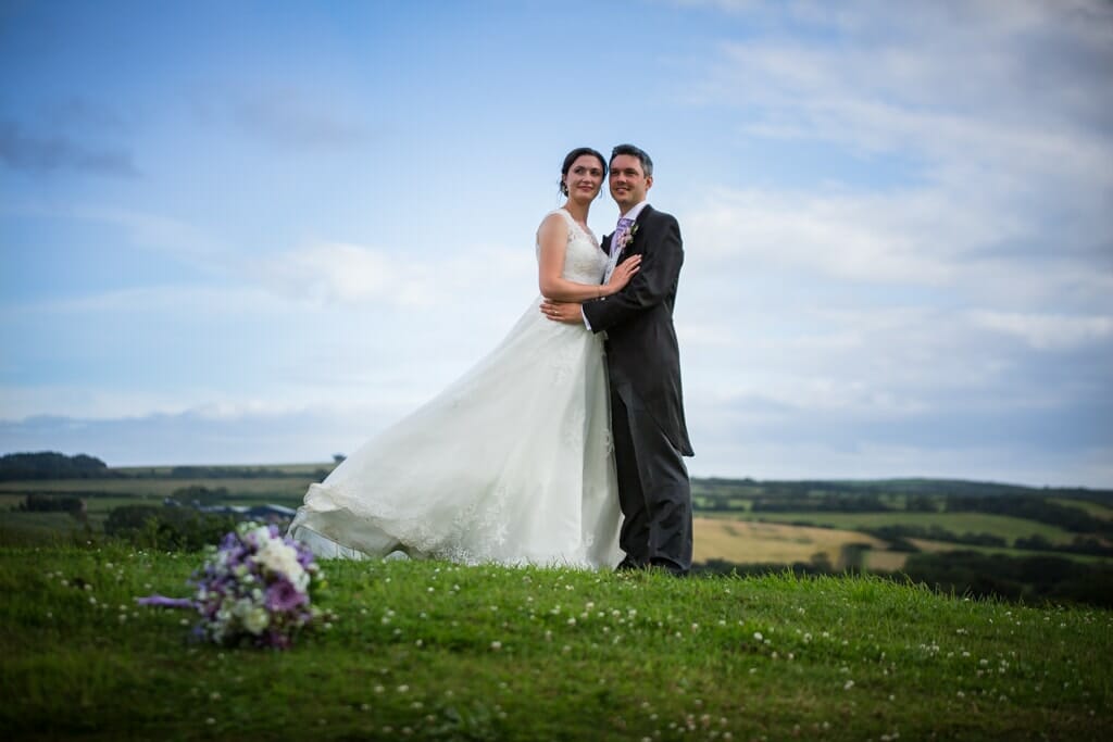 Laura and Kenny at their wedding in Dorchester taken by Somerset Wedding Photographer Victoria Welton